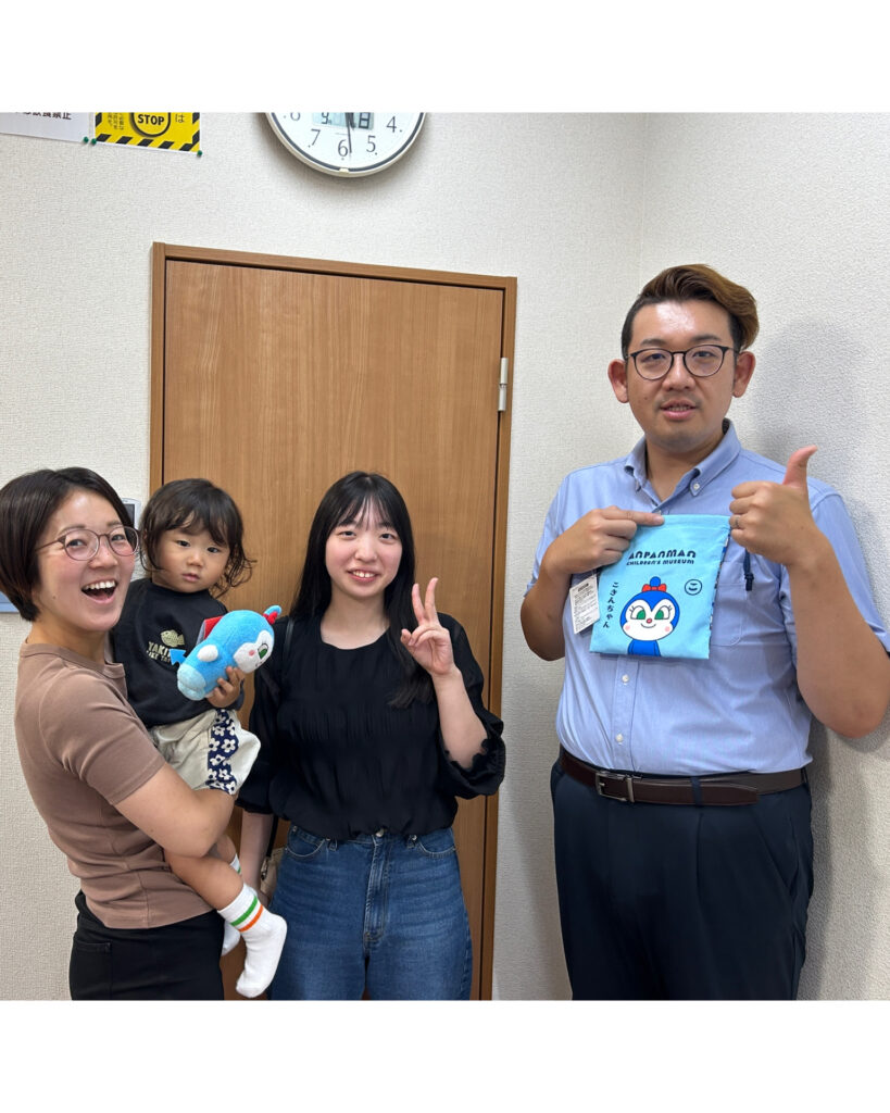 卒塾生が来た様子です。