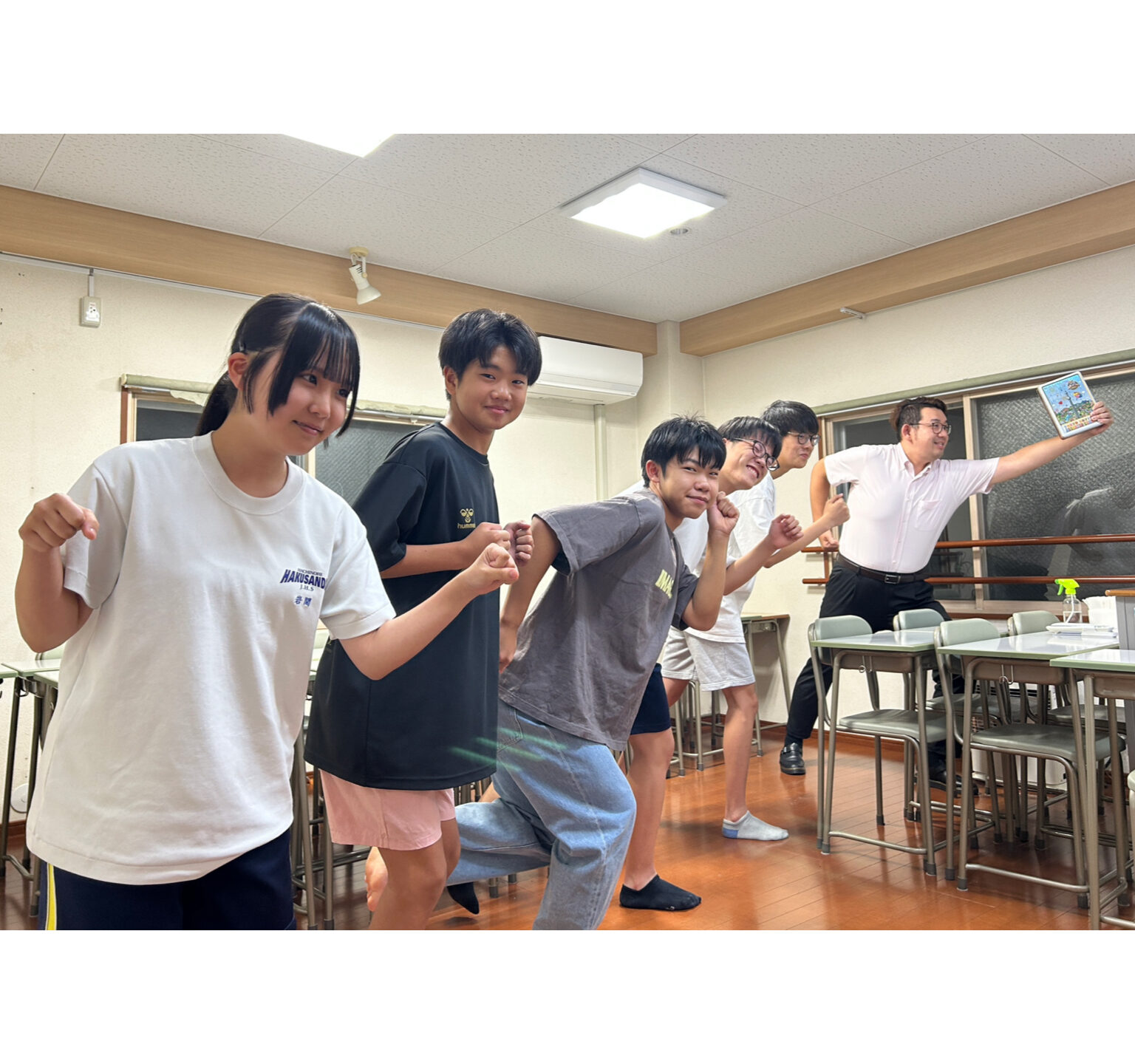時にはふざける