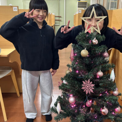 クリスマスツリーを飾ったよ...