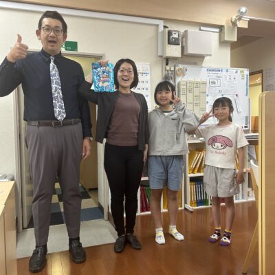 私たち４人家族です。